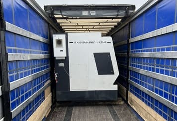 Погрузка станка в фуру Погрузка станка в фуру